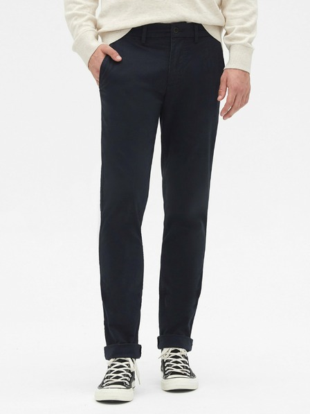 GAP Kalhoty essential khaki skinny fit GapFlex GAP