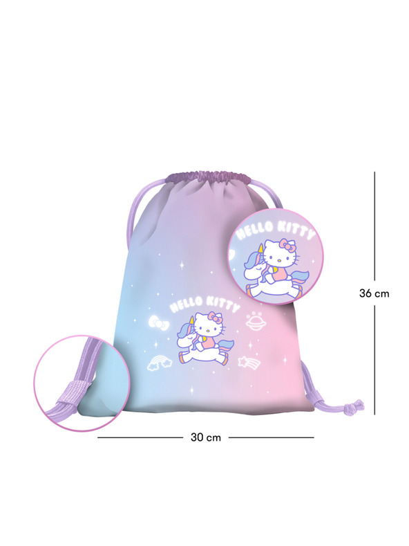 BAAGL  BAAGL Předškolní sáček Hello Kitty Unicorn GRS