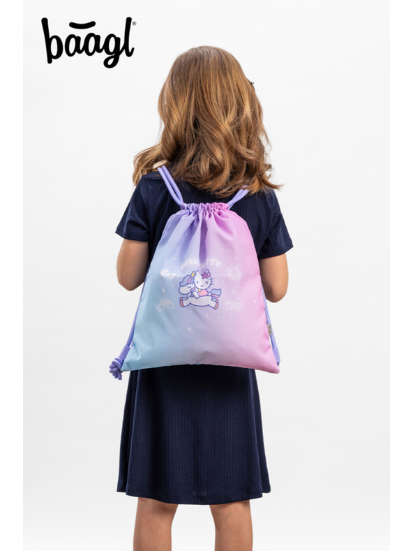BAAGL  BAAGL Předškolní sáček Hello Kitty Unicorn GRS