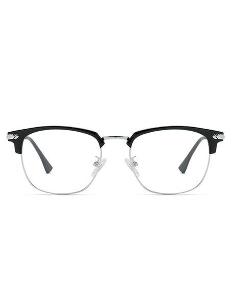 VEYREY VeyRey nerd sluneční brýle Gruvunk stříbrná obruba čirá skla