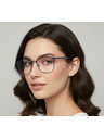 VEYREY VeyRey nerd sluneční brýle Binfy černá obruba čirá skla