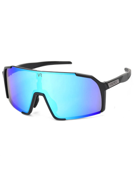 VEYREY VeyRey dětské sportovní sluneční brýle Wegub černá obruba nebeská skla