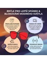 VEYREY VeyRey hranaté sluneční brýle Quinite černá obruba červená skla