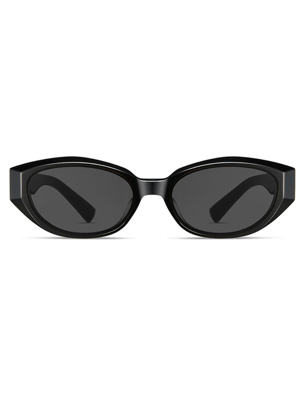 VEYREY VeyRey dámské cat-eye acetátové sluneční brýle Sublepp černá obruba černá skla