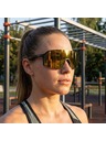 VEYREY VeyRey sportovní sluneční brýle Burub černá obruba zlatá skla