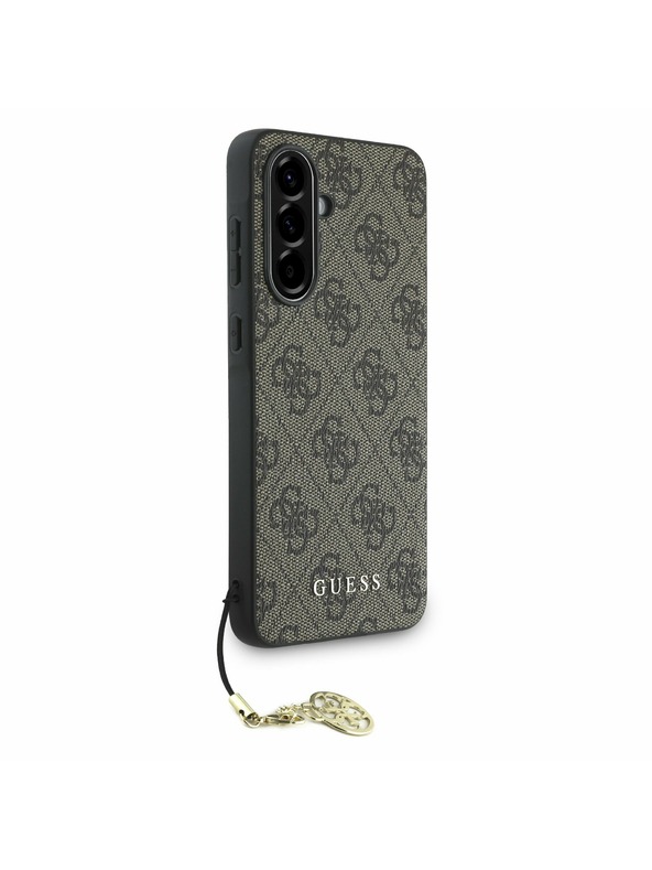 Guess Guess 4G Charm Zadní Kryt pro Samsung Galaxy A56 Brown