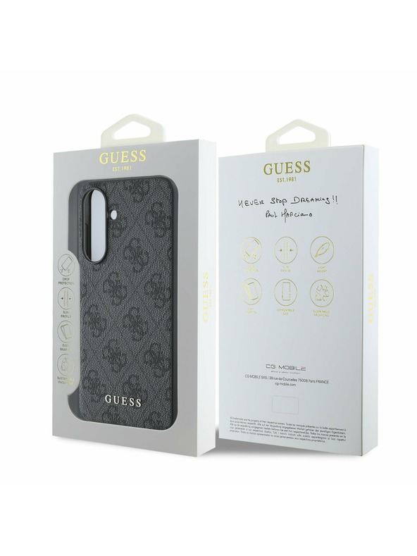 Guess Guess 4G Zadní Kryt pro Samsung Galaxy A56 Grey