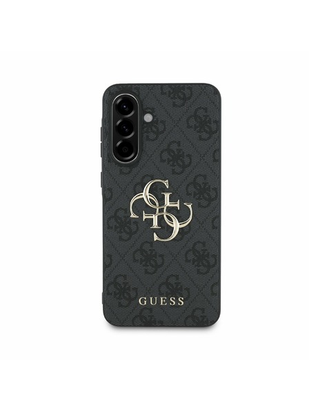 Guess Guess PU 4G Metal Logo Zadní Kryt pro Samsung Galaxy A56 Grey