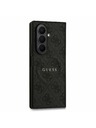 Guess Guess PU Leather 4G Colored Ring Magnetic Zadní Kryt pro Samsung Galaxy Z Fold 7 Black