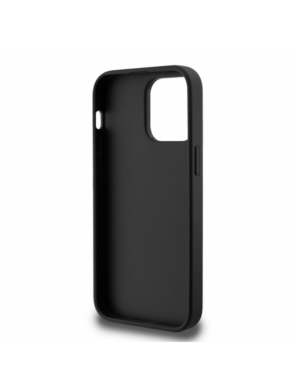 Guess Guess PU 4G Metal Logo Zadní Kryt pro iPhone 14 Pro Max Grey