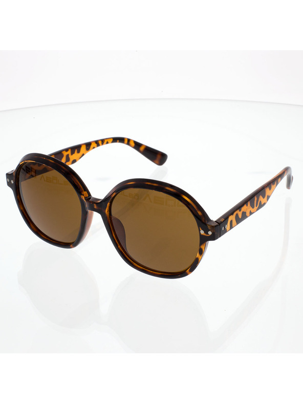 OEM OEM Dámské sluneční brýle oversize Bugs leopard