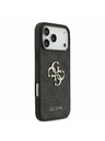 Guess Guess PU 4G Metal Logo Strap Zadní Kryt pro iPhone 17 Pro Max Black
