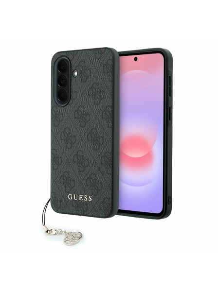 Guess Guess 4G Charm Zadní Kryt pro Samsung Galaxy A37 Black