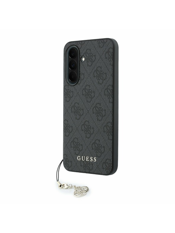 Guess Guess 4G Charm Zadní Kryt pro Samsung Galaxy A37 Black