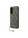 Guess Guess 4G Charm Zadní Kryt pro Samsung Galaxy A37 Brown
