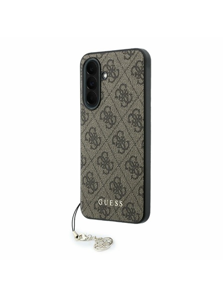 Guess Guess 4G Charm Zadní Kryt pro Samsung Galaxy A37 Brown