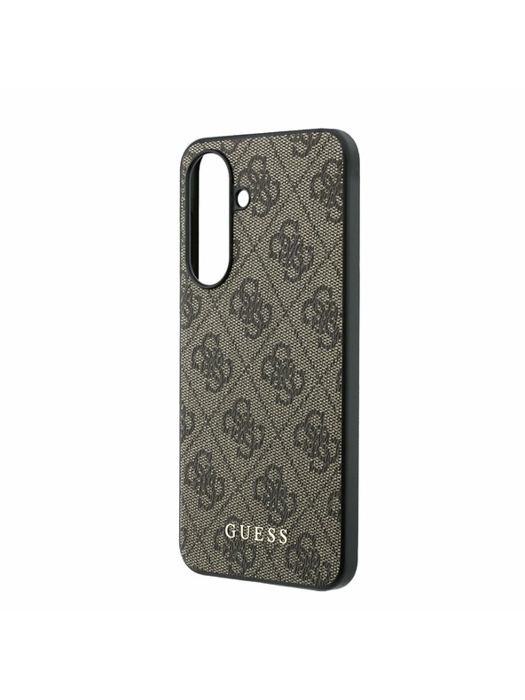 Guess Guess 4G Charm Zadní Kryt pro Samsung Galaxy A37 Brown