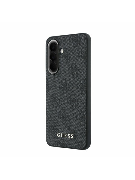 Guess Guess PU 4G Metal Classic Logo Zadní Kryt pro Samsung Galaxy A57 Grey
