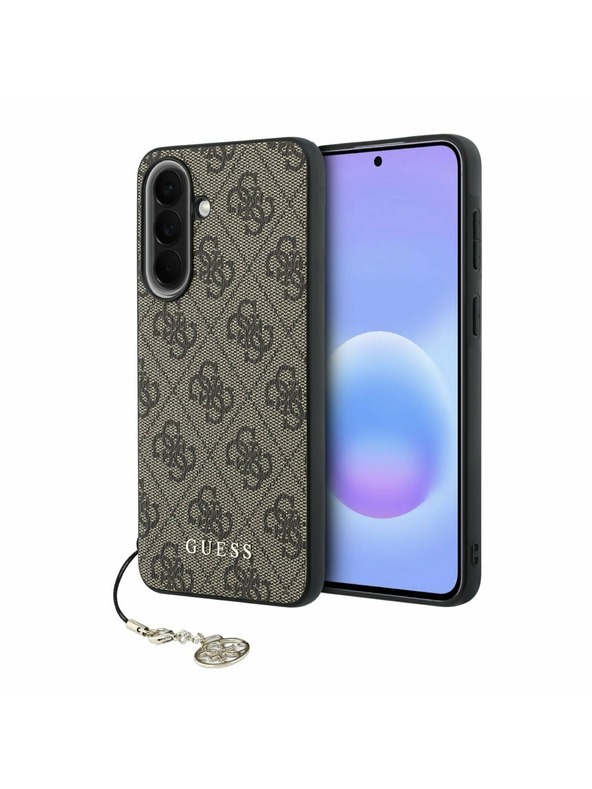 Guess Guess 4G Charm Zadní Kryt pro Samsung Galaxy A57 Brown