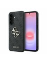 Guess Guess PU 4G Metal Logo Zadní Kryt pro Samsung Galaxy A37 Grey