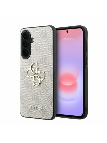 Guess Guess PU 4G Metal Logo Zadní Kryt pro Samsung Galaxy A37 Pink