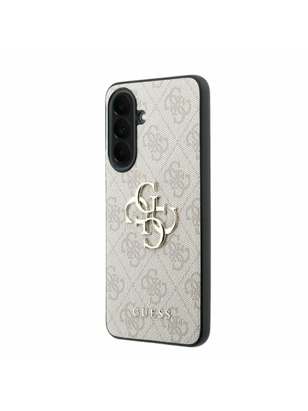 Guess Guess PU 4G Metal Logo Zadní Kryt pro Samsung Galaxy A37 Pink