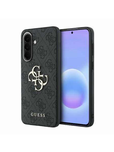Guess Guess PU 4G Metal Logo Zadní Kryt pro Samsung Galaxy A57 Grey