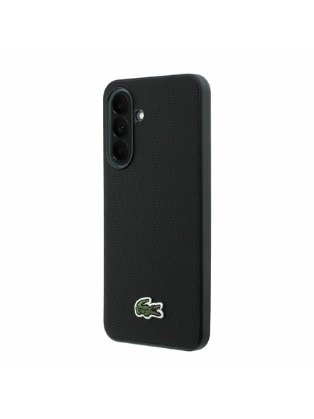Lacoste Lacoste Iconic Petit Pique Woven Logo MagSafe Zadní Kryt pro Samsung Galaxy A37 Black
