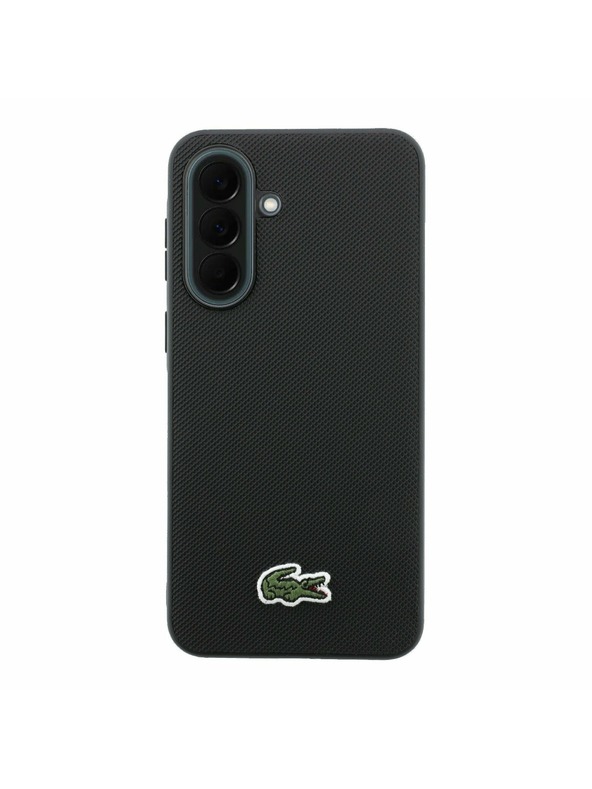 Lacoste Lacoste Iconic Petit Pique Woven Logo MagSafe Zadní Kryt pro Samsung Galaxy A37 Black