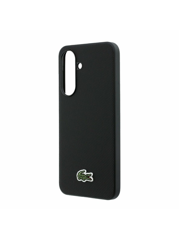 Lacoste Lacoste Iconic Petit Pique Woven Logo MagSafe Zadní Kryt pro Samsung Galaxy A37 Black