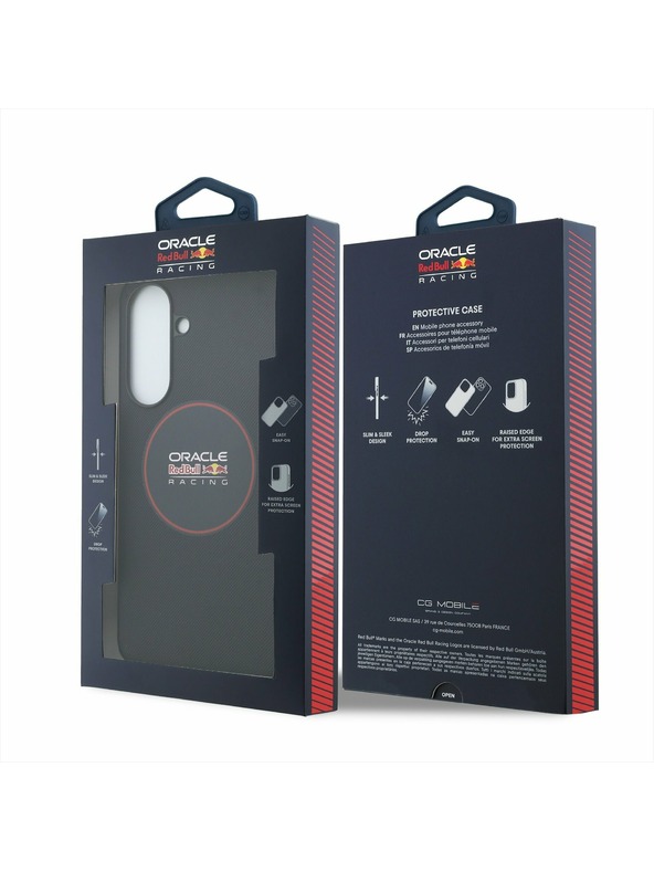 Red Bull Red Bull PU Leather Red Ring MagSafe Zadní Kryt pro Samsung Galaxy A37 Navy