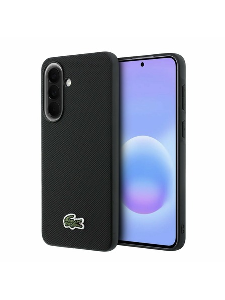 Lacoste Lacoste Iconic Petit Pique Woven Logo MagSafe Zadní Kryt pro Samsung Galaxy A57 Black