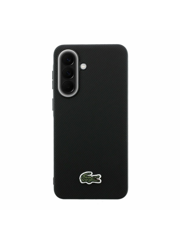 Lacoste Lacoste Iconic Petit Pique Woven Logo MagSafe Zadní Kryt pro Samsung Galaxy A57 Black
