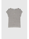 Moodo Beige Striped Blouse Moodo