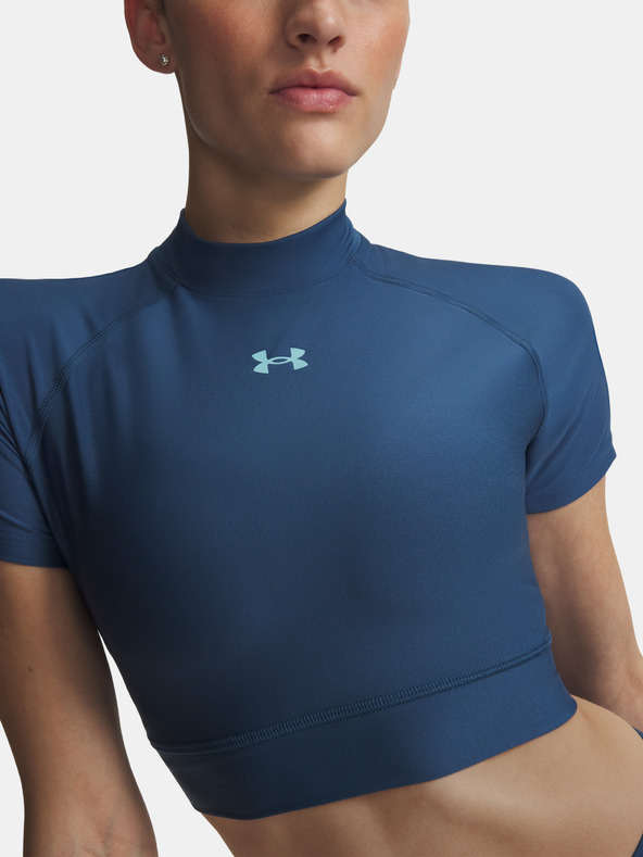 Under Armour Dámské tričko Under Armour HeatGear Crop Mock SS