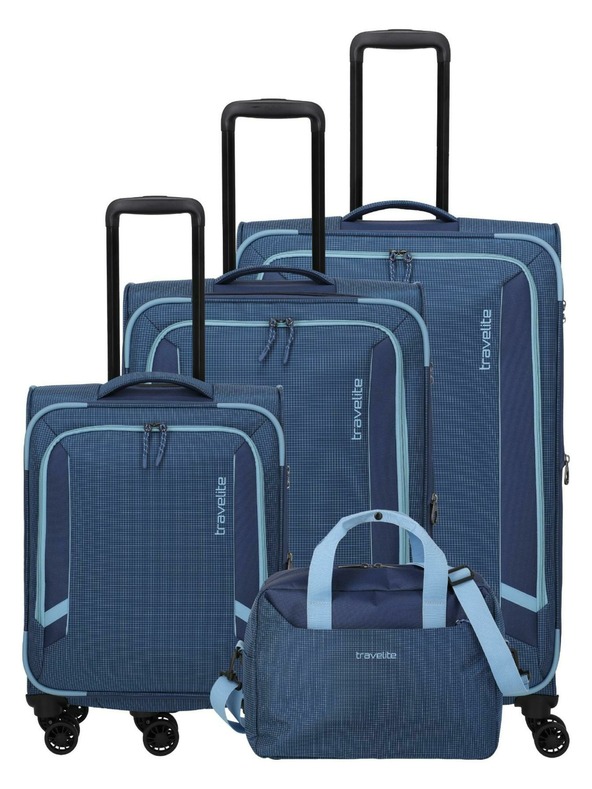 Travelite Sada cestovních kufrů Travelite Corsiica S,M,L,BB Blue