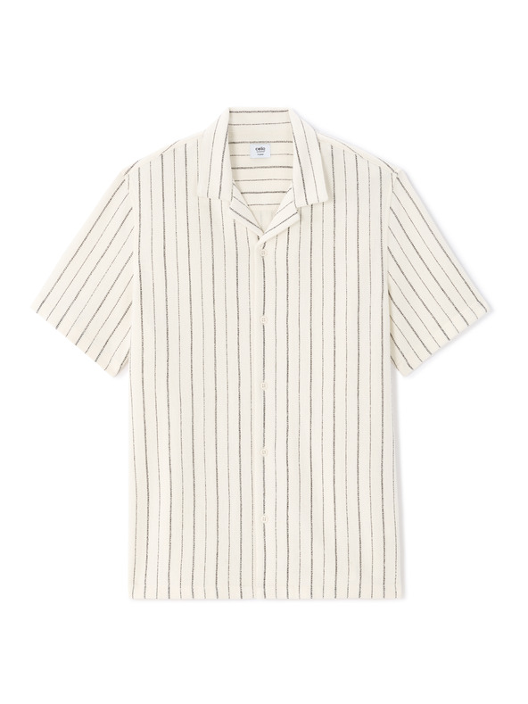 Celio Košile Nastripe7 s krátkým rukávem