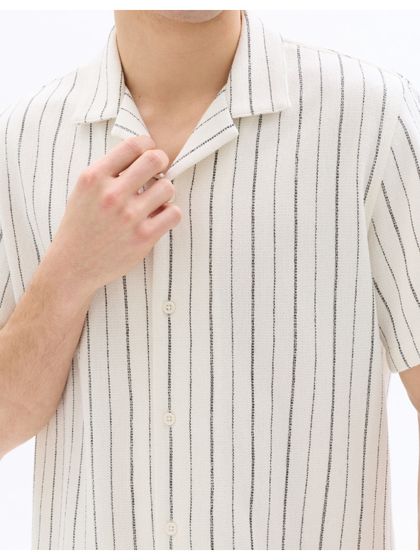Celio Košile Nastripe7 s krátkým rukávem