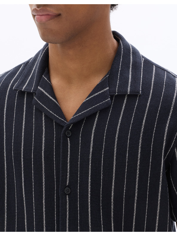 Celio Košile Nastripe7 s krátkým rukávem