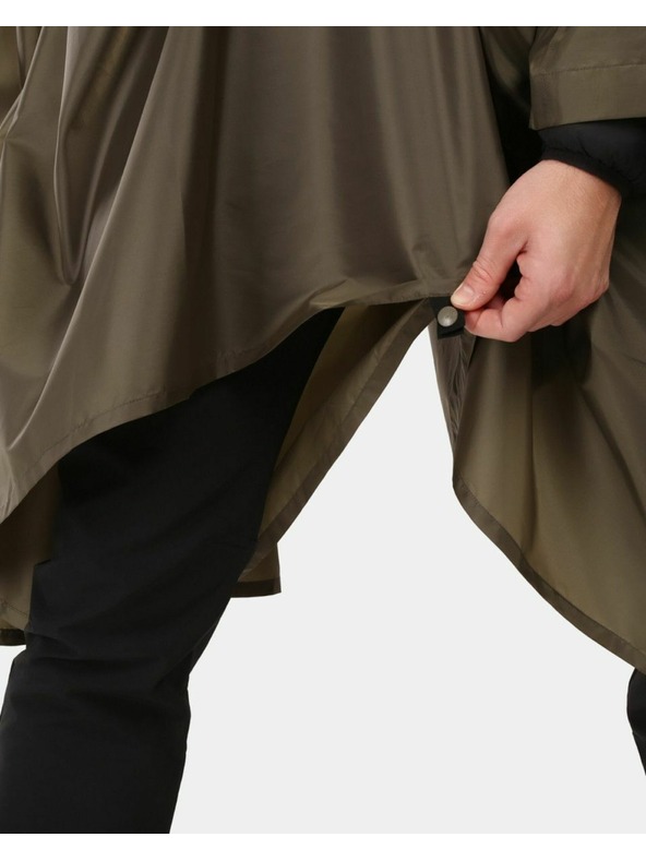 Kilpi Unisex pončo pláštěnka Kilpi RAIT-U Khaki