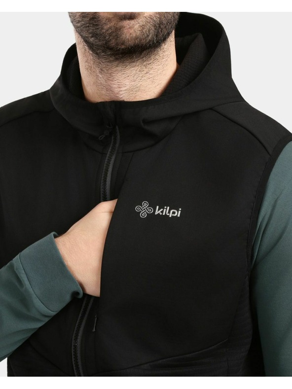 Kilpi Pánská hybridní outdoorová vesta Kilpi ENIA-M Černá