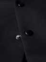Ombre Clothing Pánská bunda s kapucí a dračí aplikací na zádech - černá V1 OM-BLZB-0165 Ombre Clothing