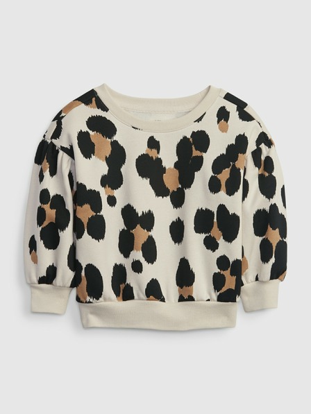 GAP Dětská mikina leopard GAP