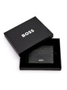 Hugo Boss Černé kožené pouzdro na karty Hugo Boss Classic HLC416A