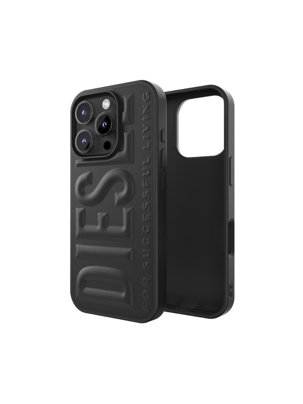 Diesel Diesel 3D kryt pro iPhone 16 Pro Biscotto černý 60210