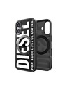 Diesel Diesel kryt pro iPhone 16 se stojanem a MagSafe černo-bílý 60203