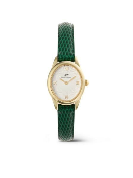Daniel Wellington Dámské hodinky Daniel Wellington Ophelia Mini Lizard Guilloché kožené DW00100892