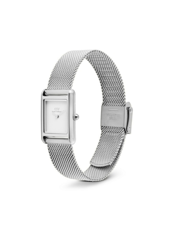 Daniel Wellington Dámské hodinky Daniel Wellington Bound Mini mesh hranaté DW00100927
