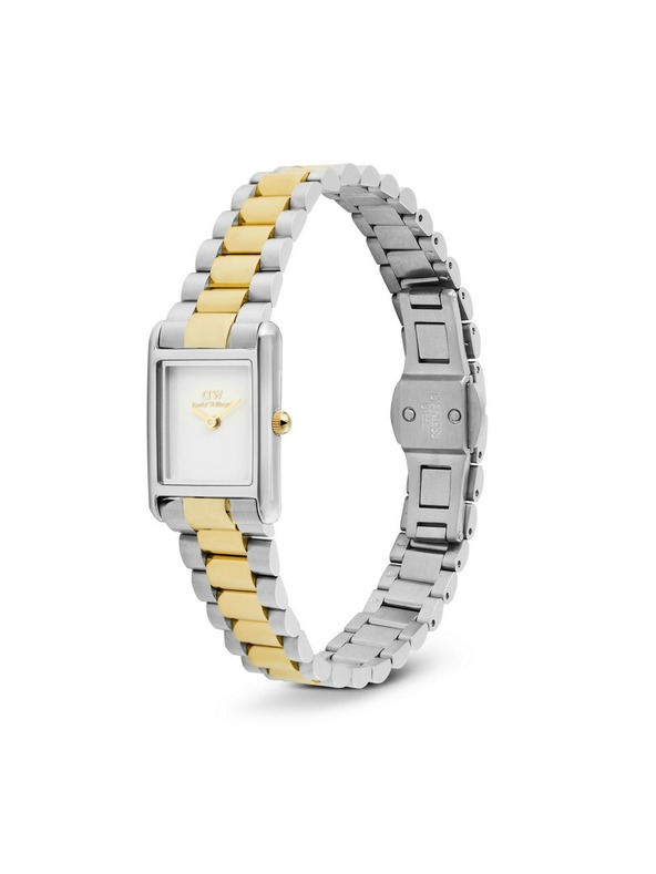 Daniel Wellington Dámské hodinky Daniel Wellington Bound Mini 3-Link hranaté DW00100932