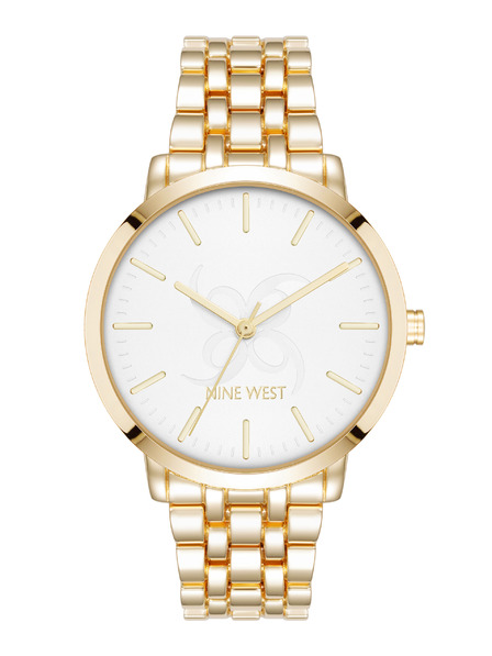 Nine West	 Dámské kulaté hodinky Nine West NW/3060SVGB